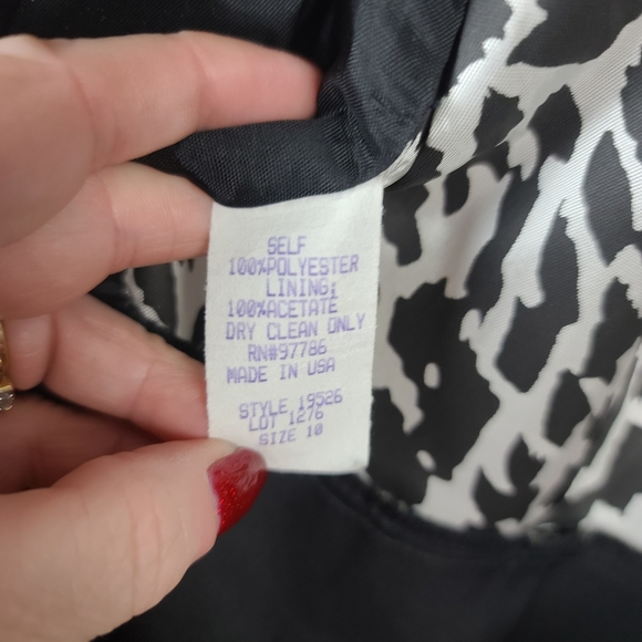 FATTANEH BAHARI Black Dress size 10 - Picture 7 of 13